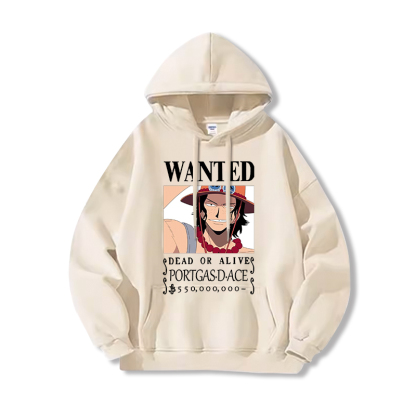 航海王 聯名衛衣2024秋冬新款親子情侶裝薄絨款連帽衛衣