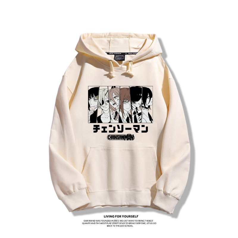 鏈鋸人新款 親子情侶男女款連帽衛衣