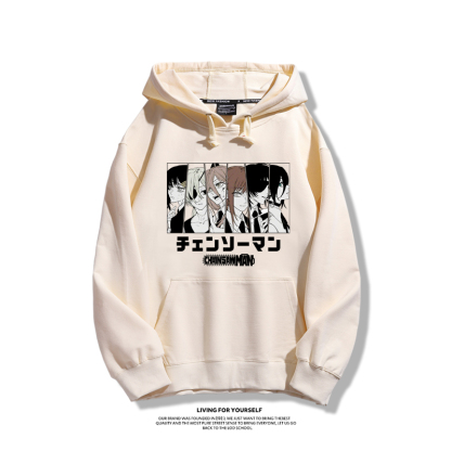 鏈鋸人新款 親子情侶男女款連帽衛衣