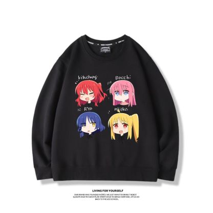 孤獨搖滾2023親子情侶裝 圓領長袖