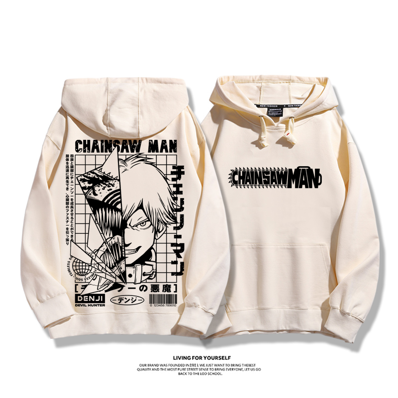 鏈鋸人新款 親子情侶男女款連帽衛衣