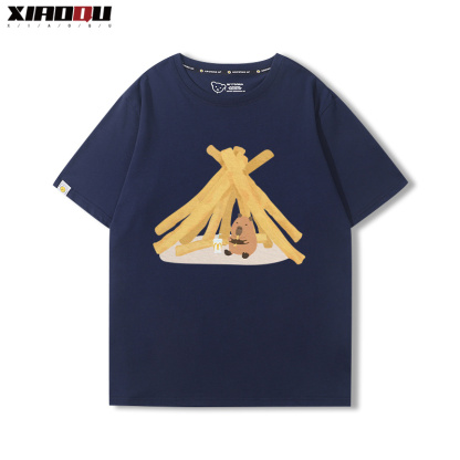 卡皮巴拉 2024親子情侶男女同款 純棉T恤