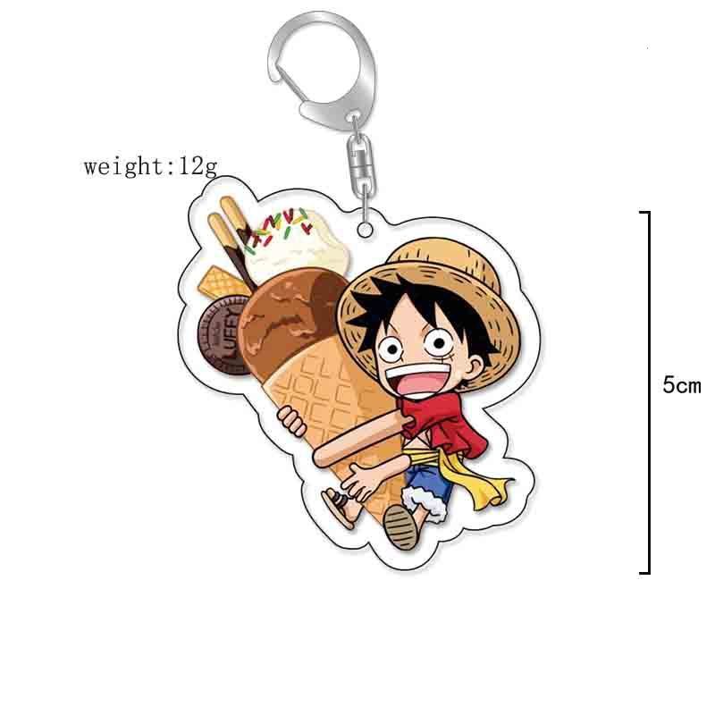 航海王草帽路飛索隆喬巴羅賓亞力克鑰匙扣掛飾【單買三件起送】