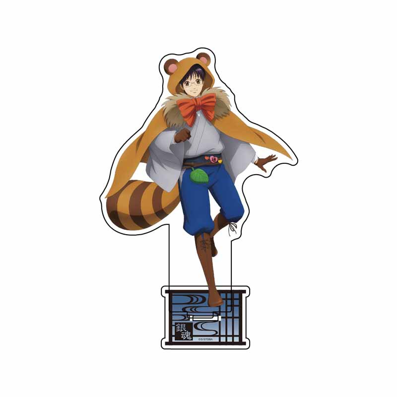 銀魂阪田銀時神樂新八定春神威十四沖田總悟桂伊麗莎白立牌鑰匙扣掛飾【單買三件起送】