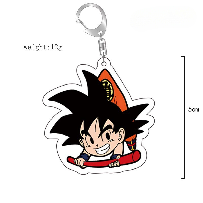 七龍珠孫悟空悟飯超級賽亞人魔笛貝吉塔18號比魯斯亞克力鑰匙扣 掛飾【單買三件起送】