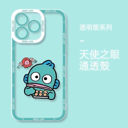 蘋果 系列人魚漢頓天使眼透明防摔軟殼