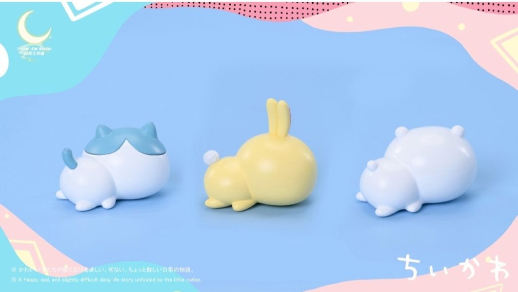 【預購】月亮 studio 藍黃白三小隻