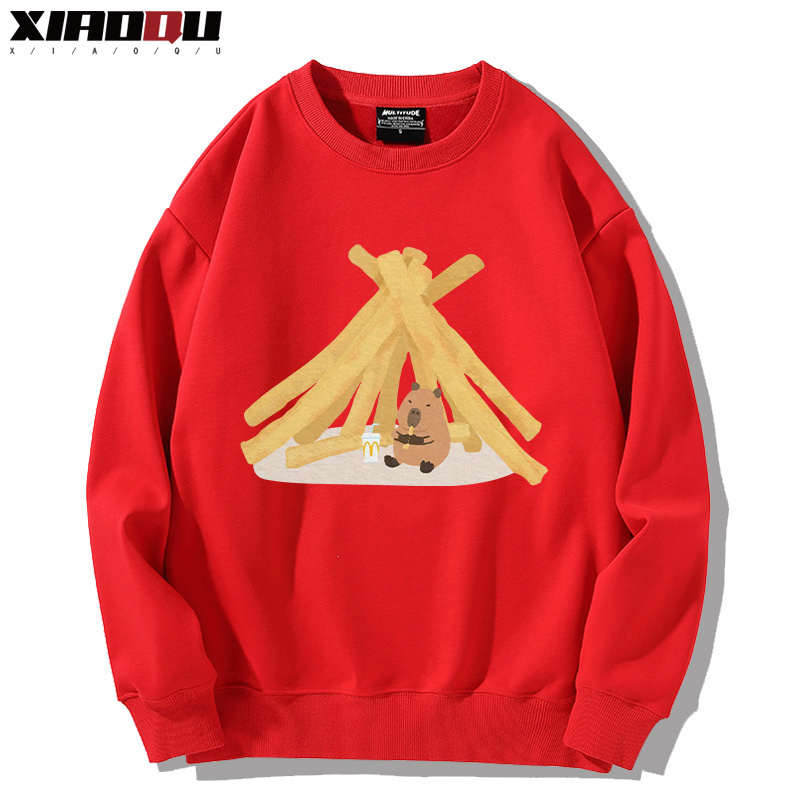 卡皮巴拉 2024親子情侶裝 圓領長袖