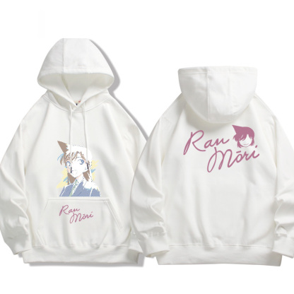 名偵探柯南 2024秋冬新款親子情侶裝薄絨款連帽衛衣