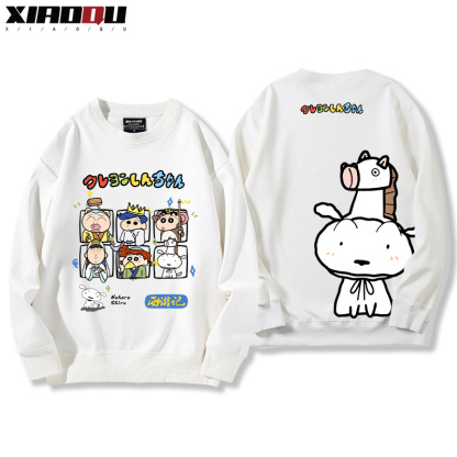 蠟筆小新聯名西遊記哈利波特玩具總動員小葵巴斯光年赫敏 2024親子情侶裝 圓領長袖