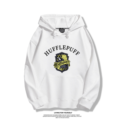 哈利波特聯名衛衣2023秋冬新款親子情侶裝薄絨款連帽衛衣