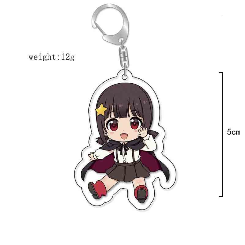 素晴爲美好的世界獻上祝福阿庫婭惠惠和真悠悠達克尼斯鑰匙扣掛飾【單買三件起送】