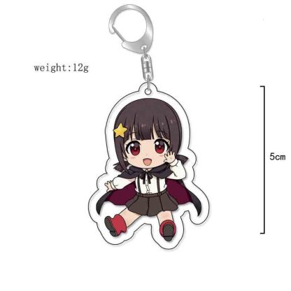 素晴爲美好的世界獻上祝福阿庫婭惠惠和真悠悠達克尼斯鑰匙扣掛飾【單買三件起送】