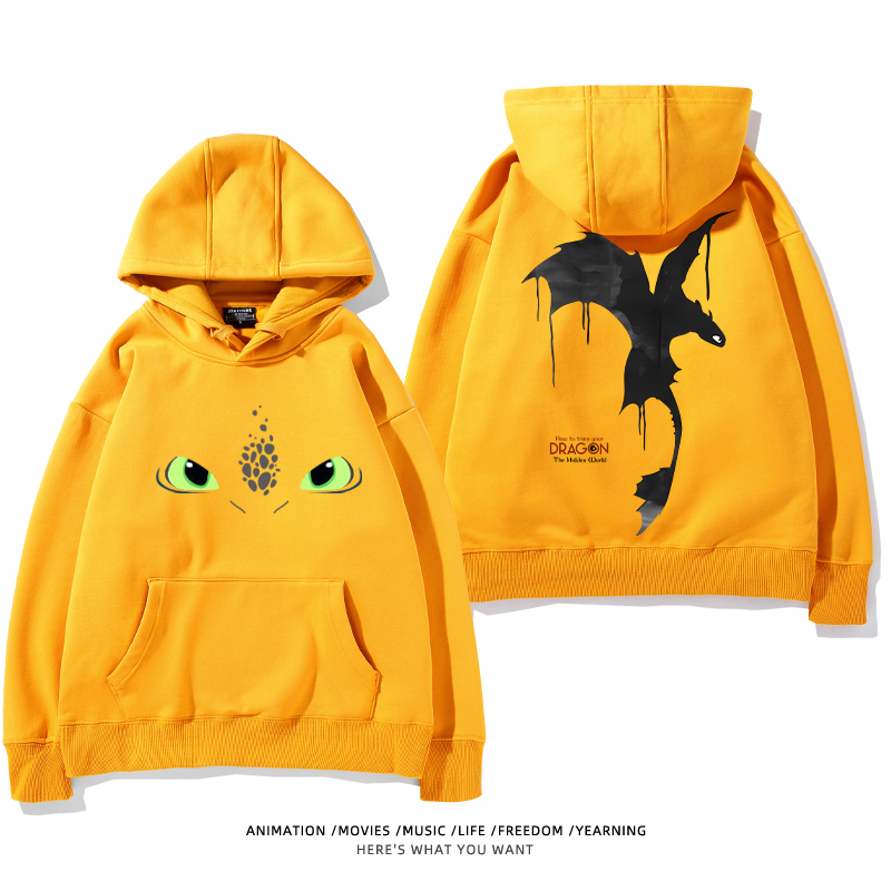 馴龍高手 聯名衛衣2024秋冬新款親子情侶裝薄絨款連帽衛衣