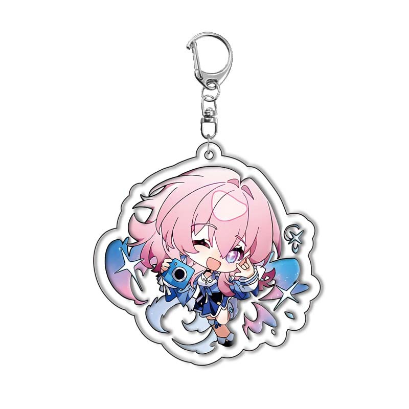 崩壞星穹鐵道愛莉希雅亞克力鑰匙扣掛飾遊戲周邊銀狼景元 白露【單買三件起送】