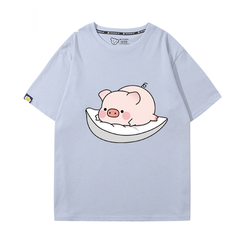lulu豬 2024親子情侶男女同款 T恤