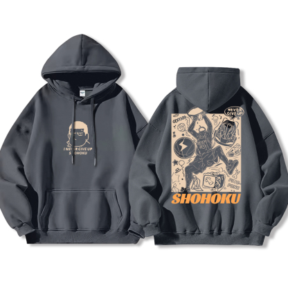 灌籃高手聯名衛衣2024秋冬新款親子情侶裝薄絨款連帽衛衣