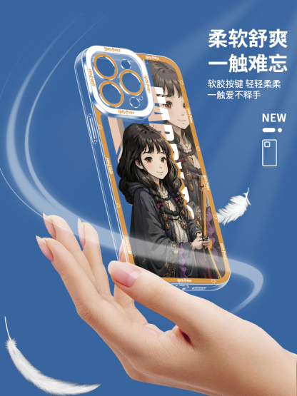 蘋果 系列哈利波特天使眼透明防摔手機殼