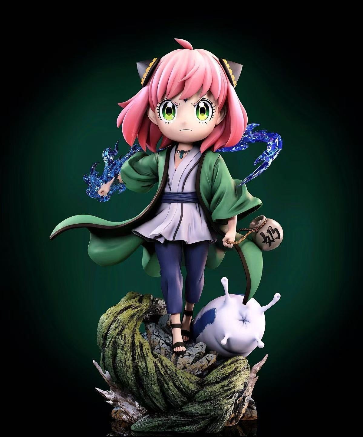 ZH 整活 忍者綱手安妮亞 雙頭雕