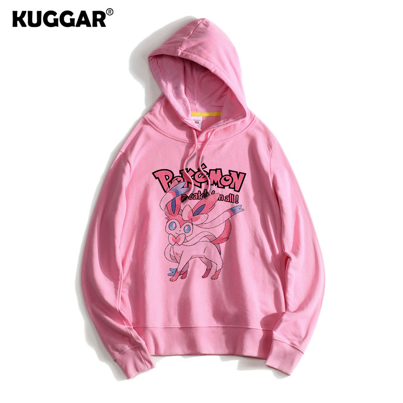 寶可夢聯名衛衣2024秋冬新款親子情侶裝薄絨款連帽衛衣