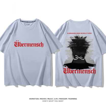 GD權志龍 2025新款親子情侶男女同款 T恤