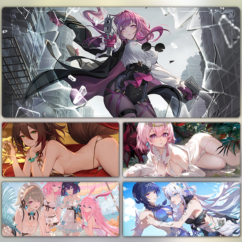 崩壞星穹鐵道電競超大遊戲加厚防滑鼠標墊