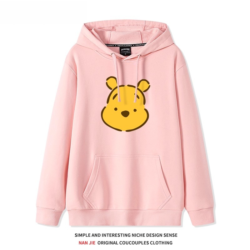 小熊維尼聯名 衛衣2025秋冬新款親子情侶裝連帽衛衣