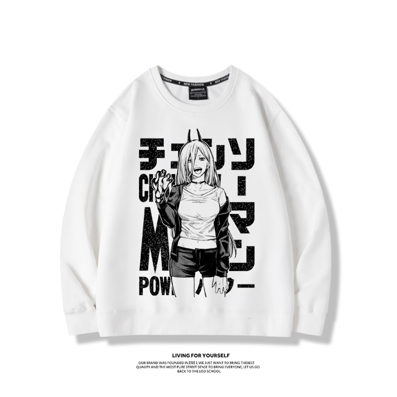 鏈鋸人帕瓦2023親子情侶裝 圓領長袖