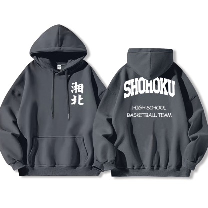 灌籃高手聯名衛衣2024秋冬新款親子情侶裝薄絨款連帽衛衣