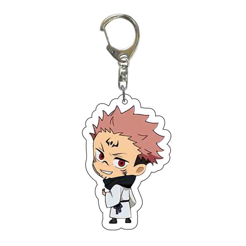 咒術回戰動漫周邊同人虎杖悠仁五條悟Q版雙面透明亞克力掛件掛飾【單買三件起送】