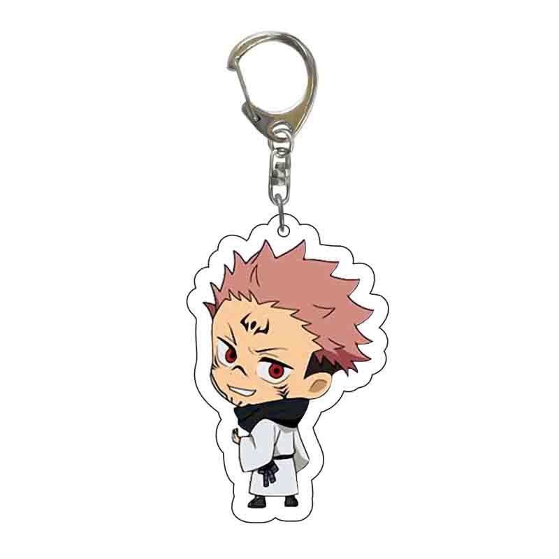 咒術回戰動漫周邊同人虎杖悠仁五條悟Q版雙面透明亞克力掛件掛飾【單買三件起送】