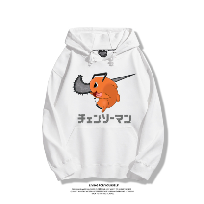 鏈鋸人波奇塔2023秋冬新款親子情侶裝薄絨款連帽衛衣