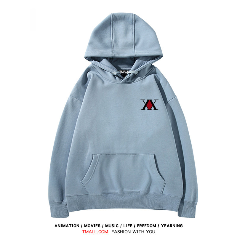 全職獵人 聯名衛衣2024秋冬新款親子情侶裝薄絨款連帽衛衣