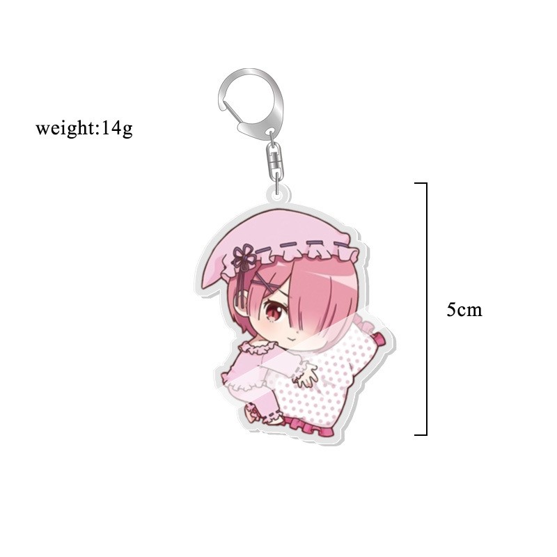 Re：從零開始的異世界生活拉姆雷姆艾米莉亞亞力克鑰匙扣掛飾【單買三件起送】