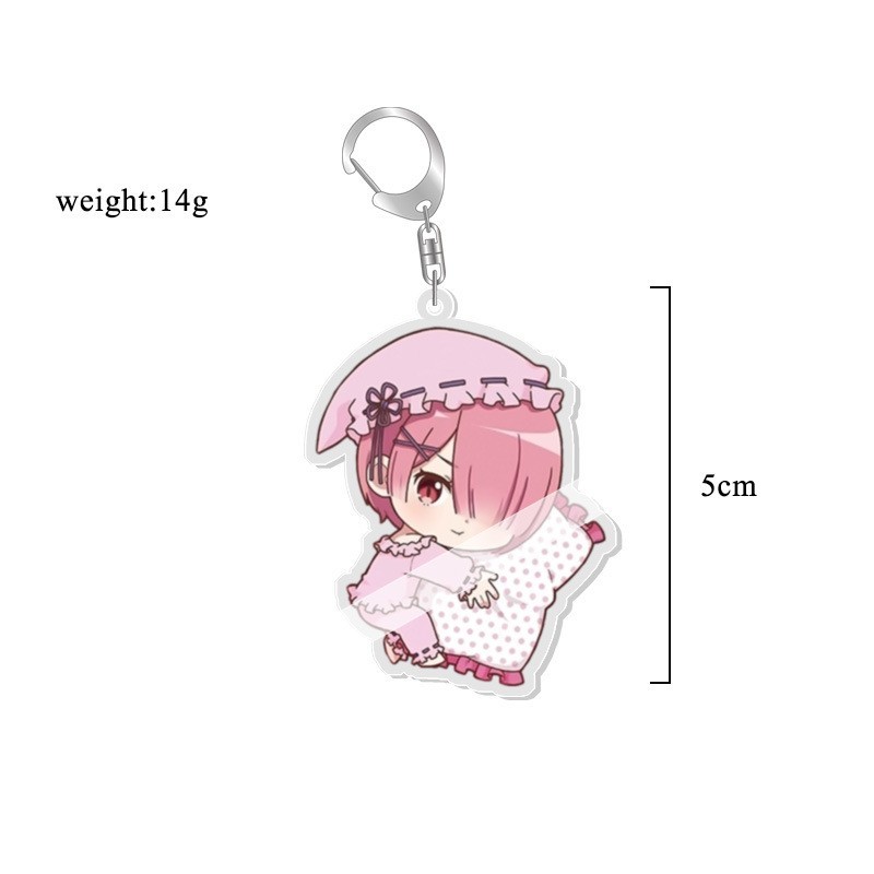 Re：從零開始的異世界生活拉姆雷姆艾米莉亞亞力克鑰匙扣掛飾【單買三件起送】