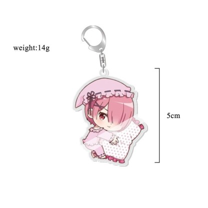 Re：從零開始的異世界生活拉姆雷姆艾米莉亞亞力克鑰匙扣掛飾【單買三件起送】