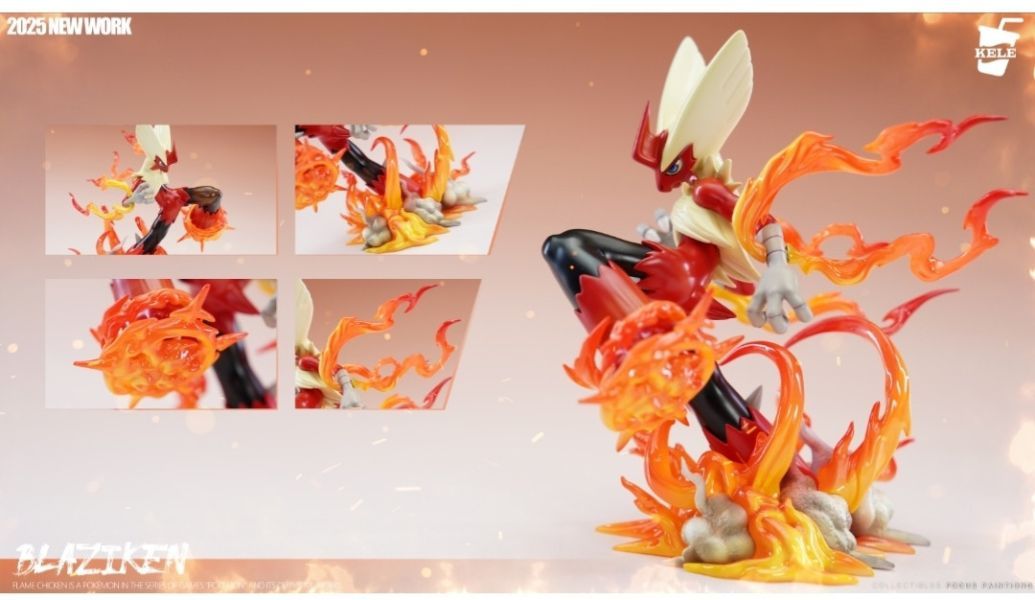 【預購】可樂小作坊 圖鑑1/20系列第三彈-mega火焰雞