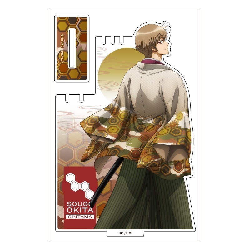 銀魂阪田銀時神樂新八定春神威十四沖田總悟桂伊麗莎白立牌鑰匙扣掛飾【單買三件起送】