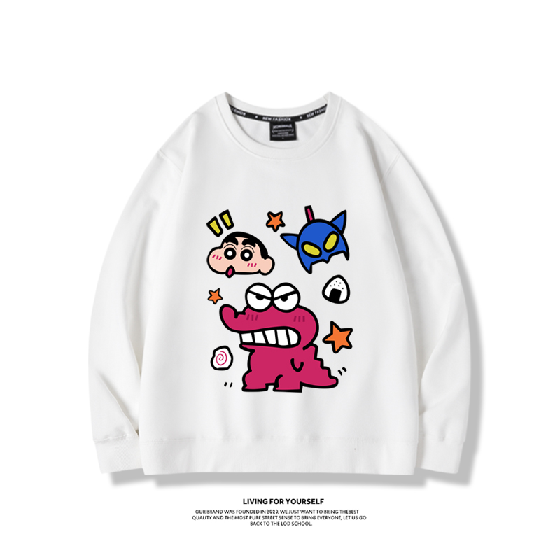 蠟筆小新2023親子情侶裝 圓領長袖-星夢cosplay