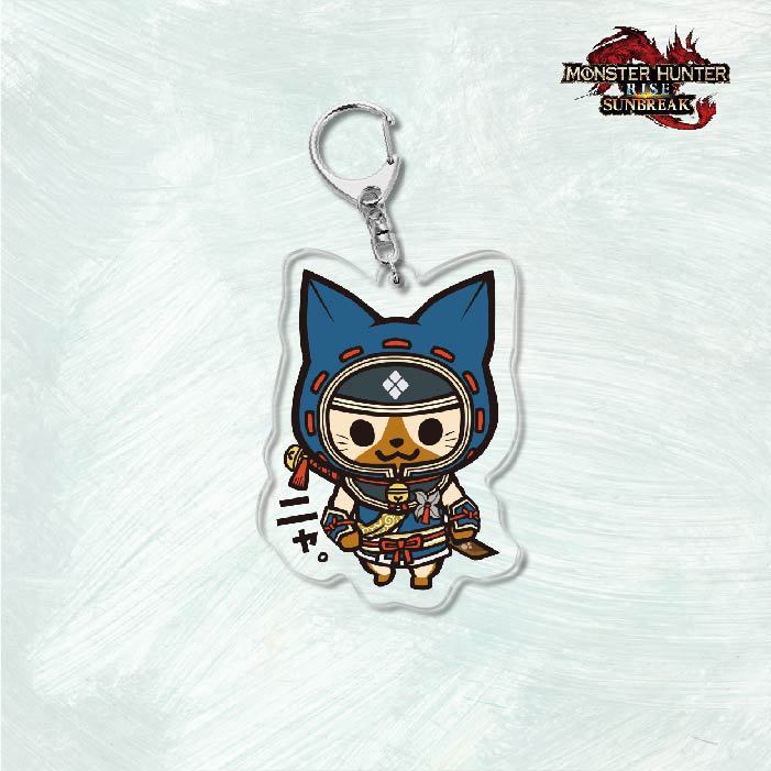 Monster Hunter Rise怪物獵人崛起滅盡龍雪鬼獸冰狼亞力克鑰匙扣掛飾【單買三件起送】
