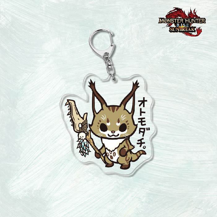 Monster Hunter Rise怪物獵人崛起滅盡龍雪鬼獸冰狼亞力克鑰匙扣掛飾【單買三件起送】