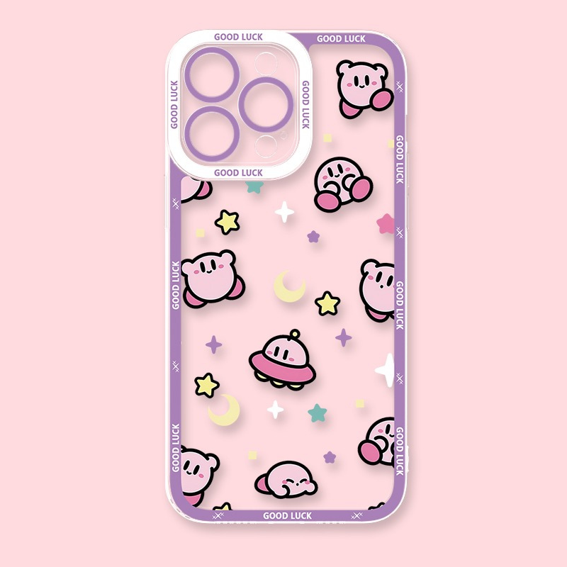 星之卡比天使眼透明防摔軟殼