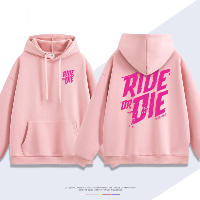 PMuc-Off土坡ride or die速降騎行服 衛衣2025秋冬新款親子情侶裝連帽衛衣