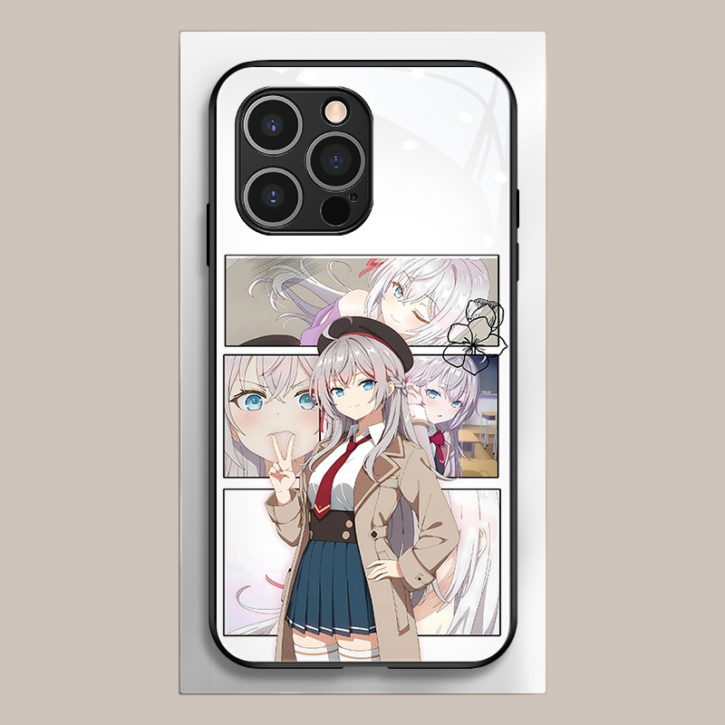 艾莉同學新款高清全包防摔玻璃殼