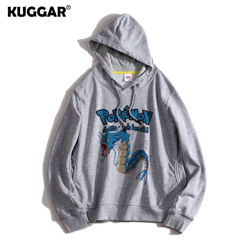 寶可夢聯名衛衣2024秋冬新款親子情侶裝薄絨款連帽衛衣