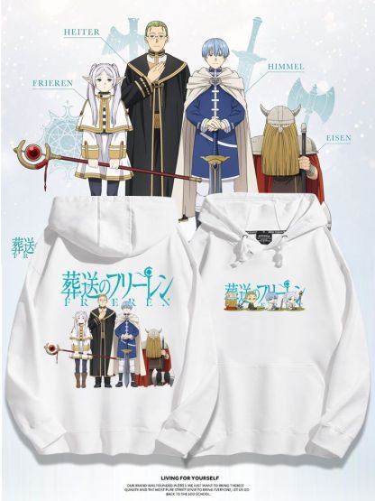 葬送的芙莉蓮2023秋冬新款親子情侶裝薄絨款連帽衛衣