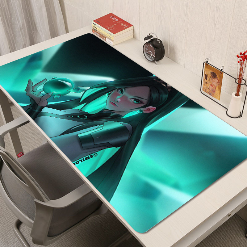 無畏契約鼠標墊瓦羅蘭特Valorant電競男生超大遊戲加厚防滑桌墊子