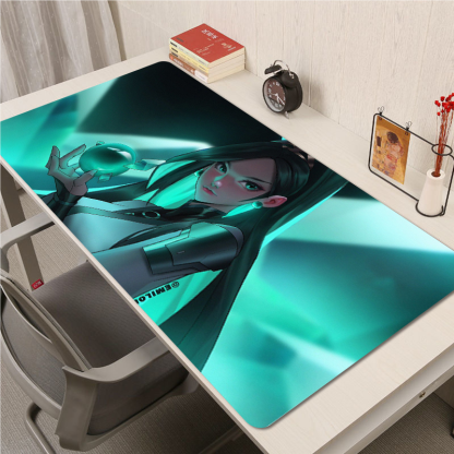 無畏契約鼠標墊瓦羅蘭特Valorant電競男生超大遊戲加厚防滑桌墊子