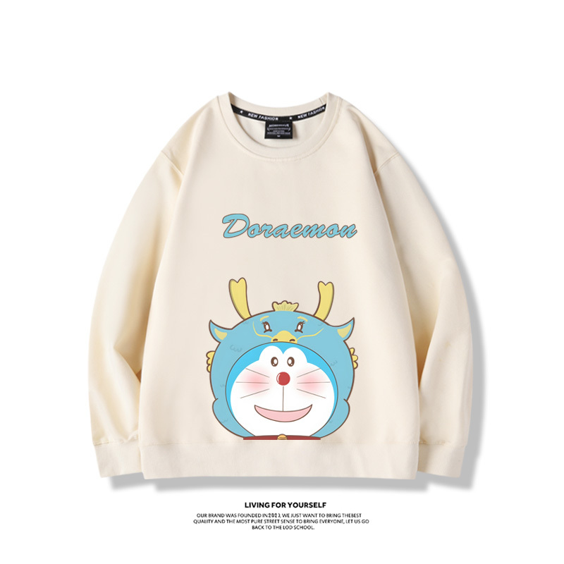 叮噹貓聯名龍年2024親子情侶裝 圓領長袖