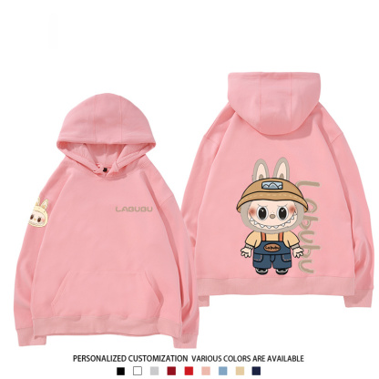 labubu新款 寬鬆百搭 秋冬款 寬鬆連帽衛衣